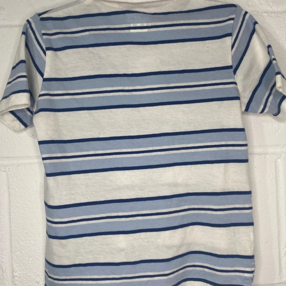 The Children's Place Blue & White Striped Polo Size 3T